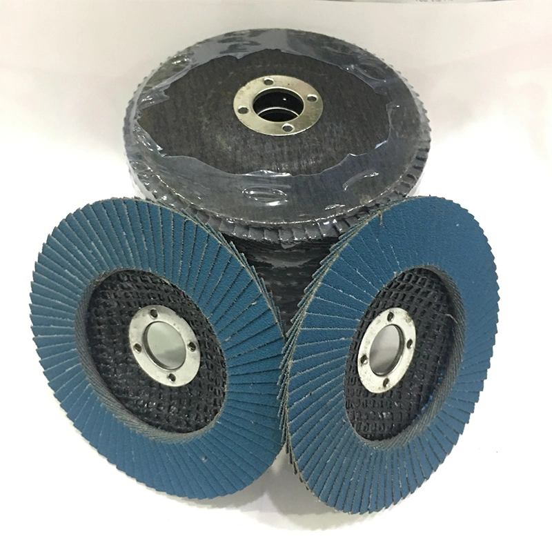 High Quality Hot Sale Wear-Resisting 4&quot;-9&quot;Zirconia Alumina Oxide Flap Disc for Grinidng Stainless Steel and Metal