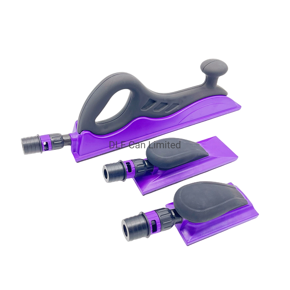 Hand Sanding Tools Purple Saning Blocks with Hook &amp; Loop Attachment