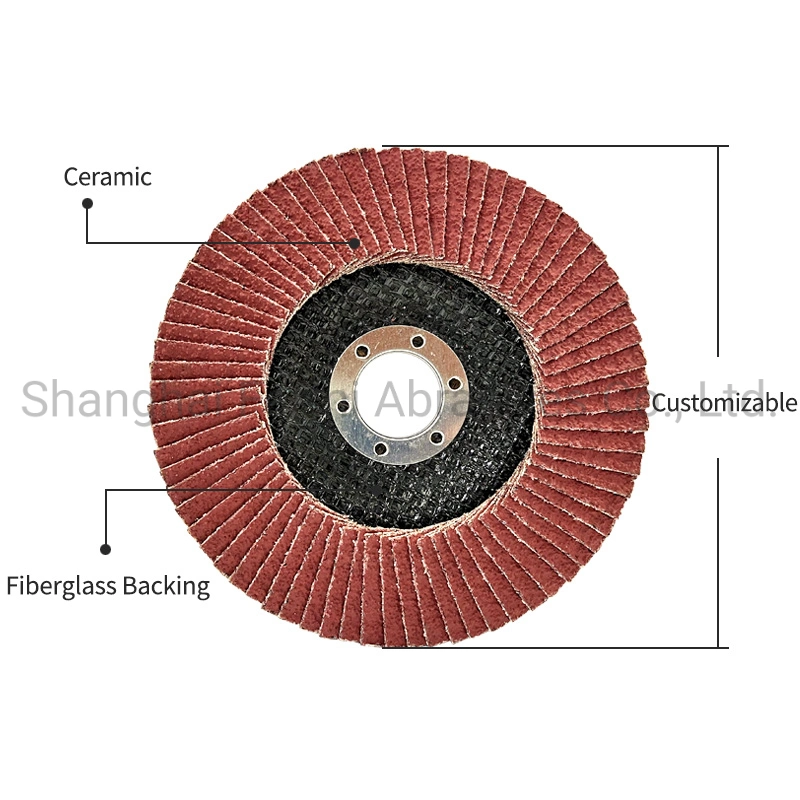 Abrasive Ceramic Flap Disc for Metal Polishing