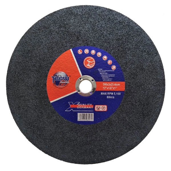 12inch 300X3X22mm Metal Cutting Wheels High Performance Cut-off Disc