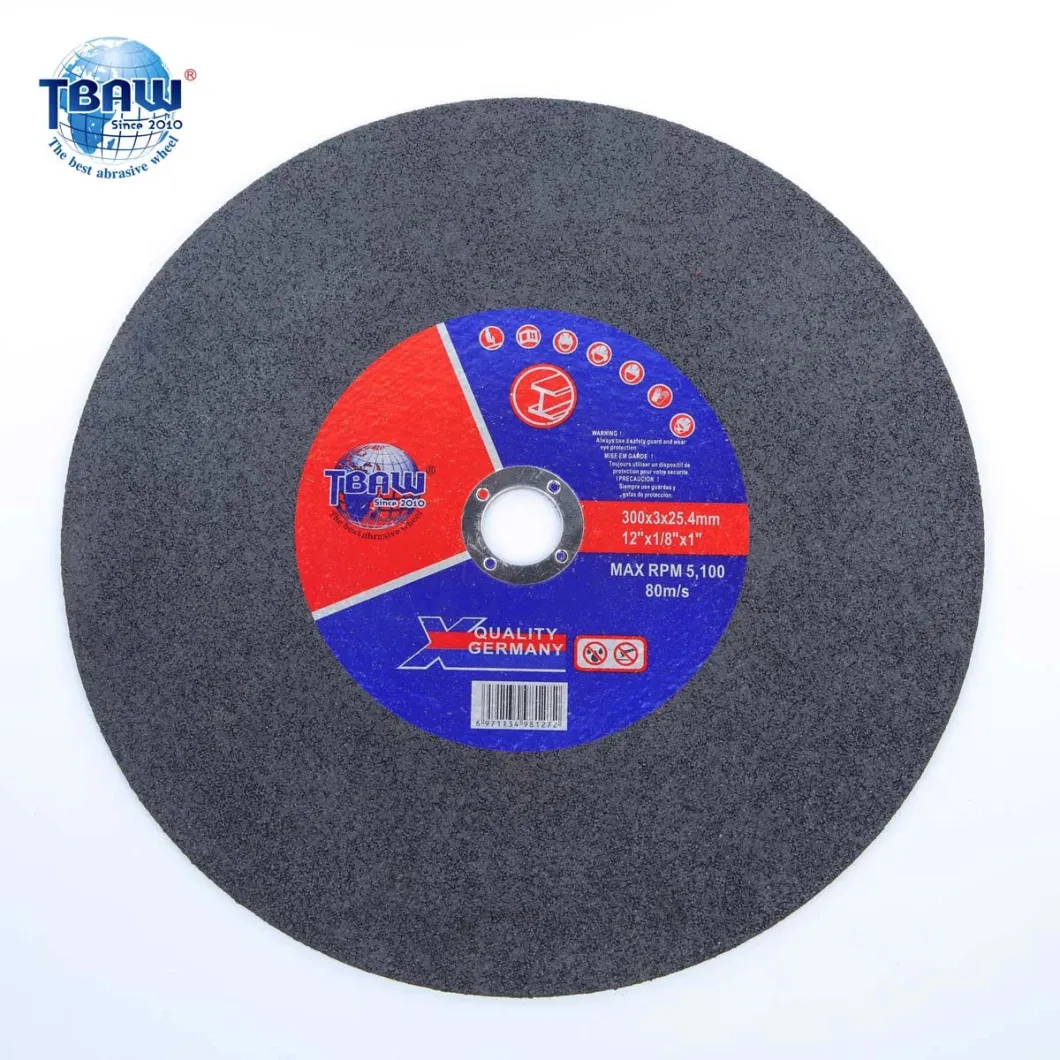 12inch 300X3X22mm Metal Cutting Wheels High Performance Cut-off Disc